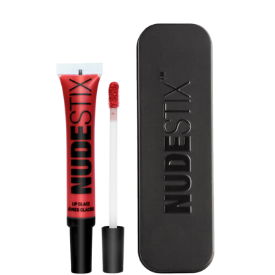 Nudestix Nude Plumping Lip Glace Nude Cherry 00 0.34 oz/ 10 ml In Nude Cherry 00
