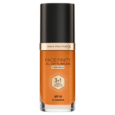 Shop Max Factor Facefinity All Day Flawless Foundation 30ml (various Shades) - Cinnamon