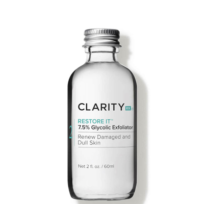 Shop Clarityrx Restore It 7.5 Percent Glycolic Exfoliator 2 Fl. Oz.