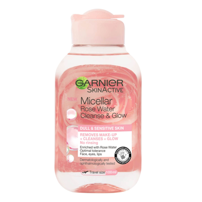 Shop Garnier Micellar Rose Water Cleanse & Glow 100ml