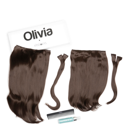 Shop Easilocks Olivia X  Straight Collection (various Options) - Mocha Brown