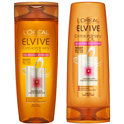 L'oréal Paris Elvive Extraordinary Oil Shampoo And Conditioner Set -  Exclusive | ModeSens