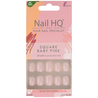 Shop Nail Hq Square Baby Pink Nails (24 Pieces)
