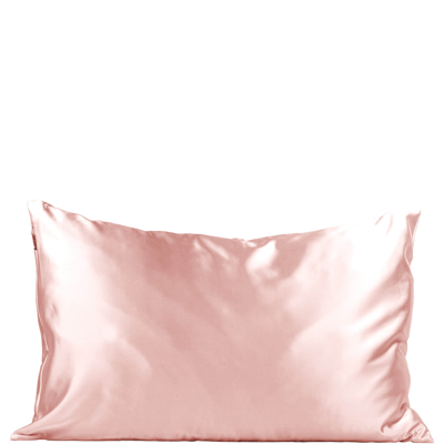 Shop Kitsch Satin Pillowcase (various Colours) - Blush In Blush 