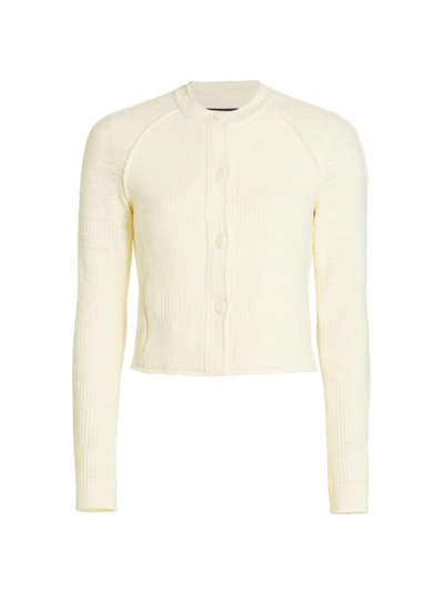 Shop Rag & Bone Women's Marisa Tweed Jacket In White
