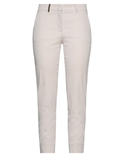 Shop Accuà By Psr Woman Pants Dove Grey Size 4 Cotton, Elastane