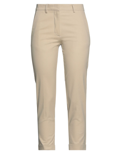 Shop Mauro Grifoni Cropped Pants In Beige