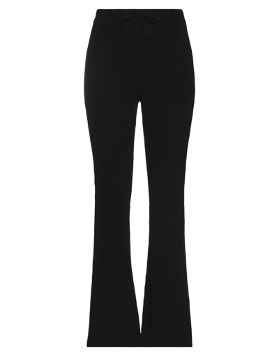 Shop Alberta Ferretti Woman Pants Black Size 6 Virgin Wool, Polyamide, Elastane