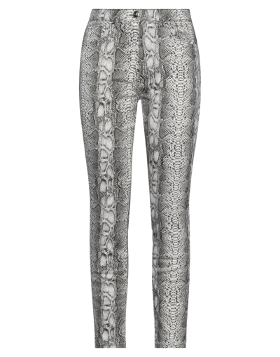 Shop Blumarine Woman Pants Grey Size 31 Cotton, Polyester, Rubber