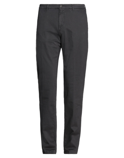 Shop 40weft Man Pants Lead Size 28 Cotton, Elastane In Grey