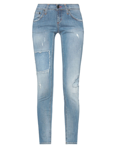 Shop Massimo Rebecchi Woman Jeans Blue Size 30 Cotton, Elastane