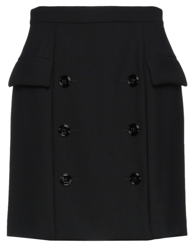Shop Dorothee Schumacher Woman Mini Skirt Black Size 6 Polyester, Wool, Elastane