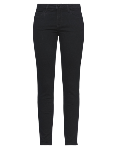 Shop Guess Woman Jeans Black Size 24w-30l Cotton, Elastomultiester, Elastane