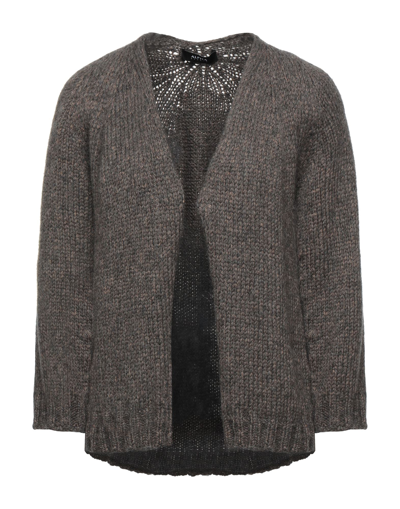 Shop Alpha Studio Woman Cardigan Khaki Size 8 Wool, Nylon In Beige