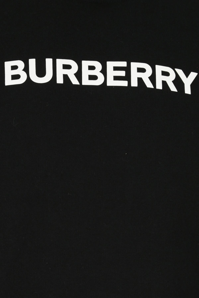 Burberry Black Cotton Sweatshirt In Black