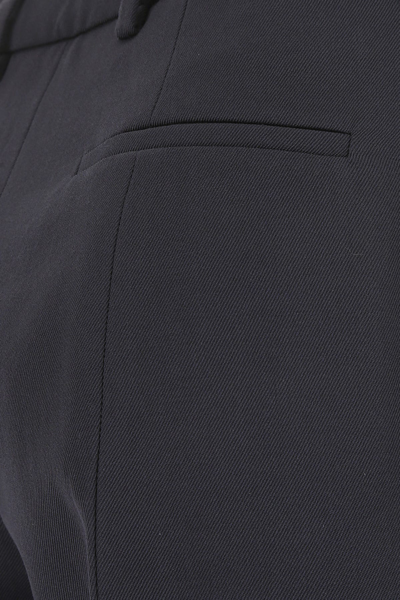 Prada Wool Trousers With Cropped Length And Front Crease
