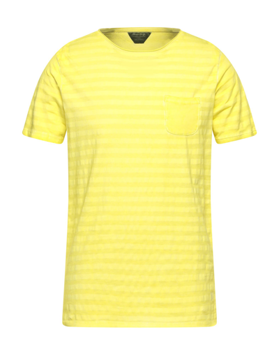 Shop Hermitage Man T-shirt Yellow Size Xxl Cotton