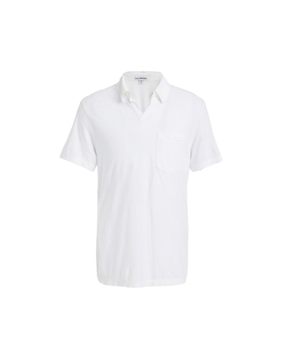 Shop James Perse Polo Shirts In White