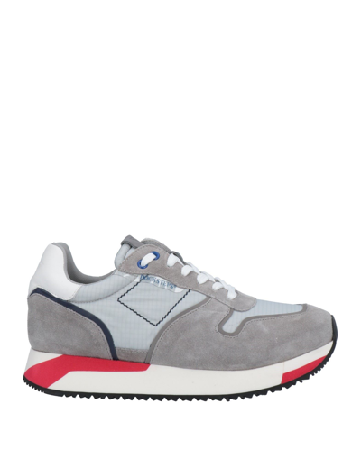 Shop Docksteps Man Sneakers Light Grey Size 7 Soft Leather, Textile Fibers