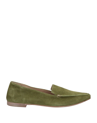 Shop Preventi Loafers In Military Green