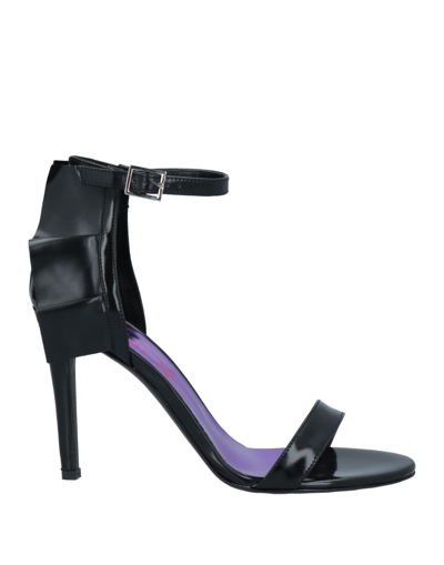 Shop Aniye By Woman Sandals Black Size 6 Textile Fibers