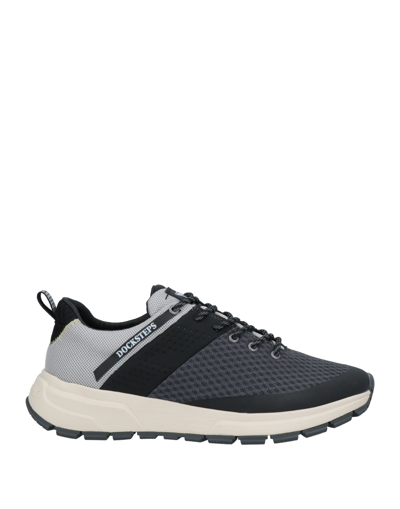 Shop Docksteps Man Sneakers Steel Grey Size 7 Soft Leather, Textile Fibers