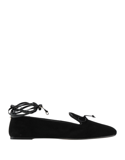 Shop Alevì Milano Aleví Milano Woman Loafers Black Size 8 Soft Leather