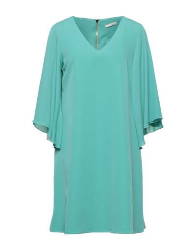 Shop Relish Woman Mini Dress Light Green Size 6 Polyester, Elastane