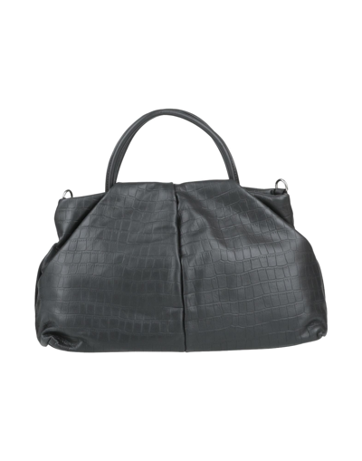 Shop Innue' Woman Handbag Steel Grey Size - Calfskin