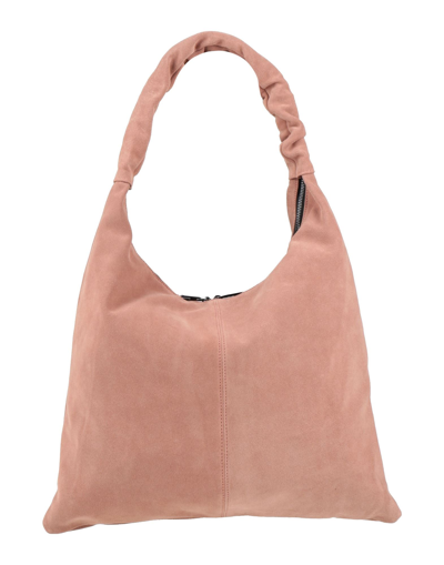 Shop Innue' Woman Shoulder Bag Tan Size - Bovine Leather In Brown