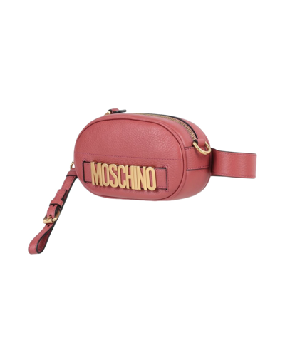 Shop Moschino Bum Bags In Cocoa