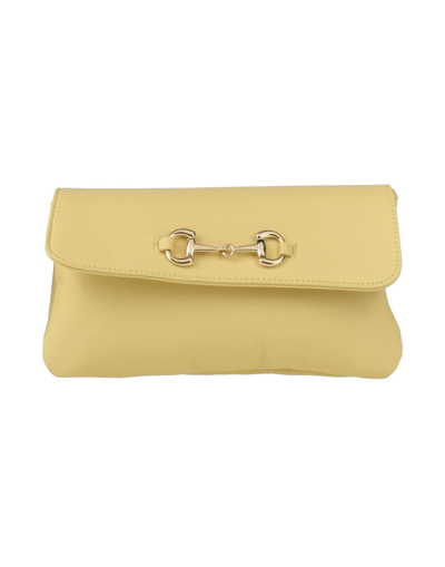 Shop Innue' Woman Handbag Light Yellow Size - Lambskin