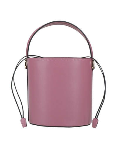 Shop Innue' Woman Handbag Pastel Pink Size - Soft Leather