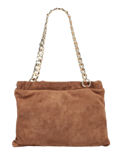 Shop Innue' Woman Handbag Tan Size - Bovine Leather In Brown