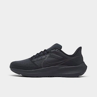Shop Nike Men's Pegasus 39 Running Shoes In Black/anthracite/black