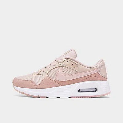 Shop Nike Women's Air Max Sc Casual Shoes In Fossil Stone/rose Whisper/white/pink Oxford