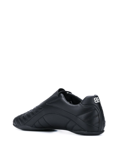 Shop Balenciaga Zen Low-top Sneakers In Black