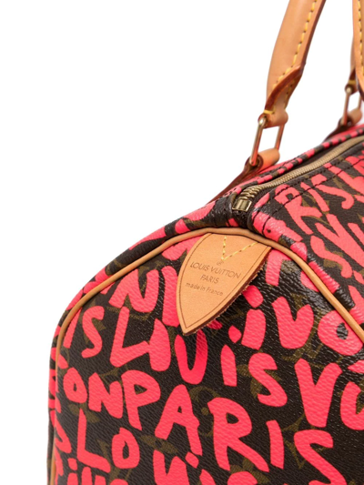 Louis Vuitton 2009 Pre-owned Speedy 30 Graffiti Handbag - Pink