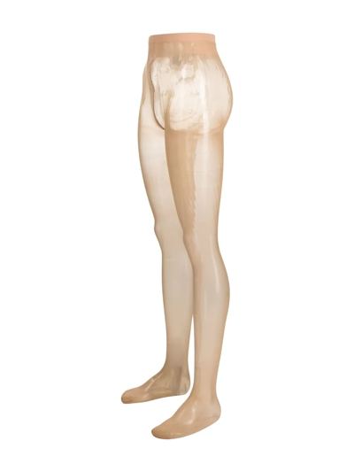 Falke Sheer-coverage High-waisted Tights In Neutrals