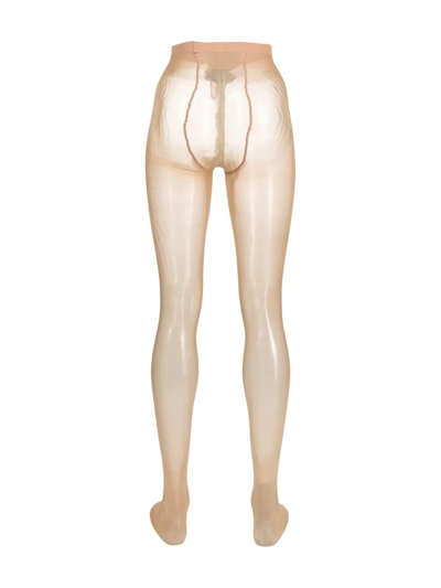 Falke Sheer-coverage High-waisted Tights In Neutrals