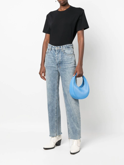 Staud Moon Tote Bag In Blue