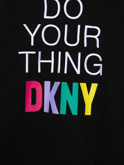 Shop Dkny Teen 'do Your Thing' Dress In Black