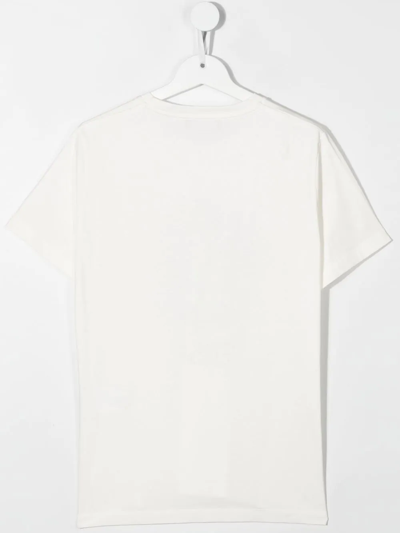 Shop Versace Teen Medusa-print T-shirt In White