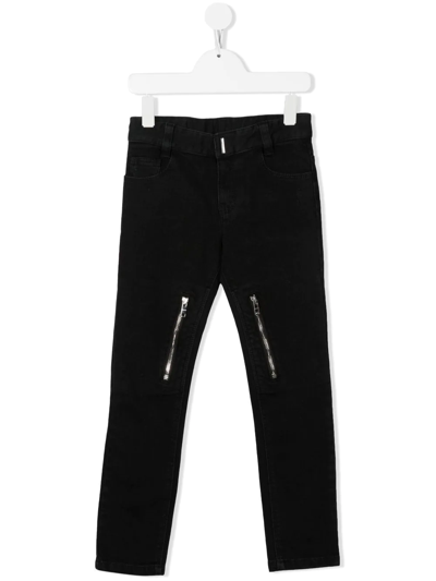 Shop Givenchy Skinny Bandana Jeans In Black