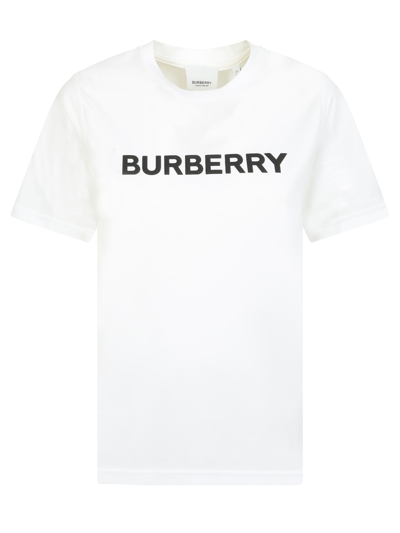 Shop Burberry T-shirt In White