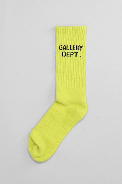 Shop Gallery Dept. Socks In Green Cotton