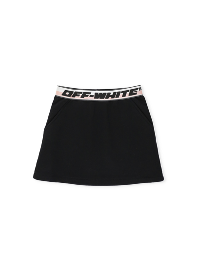Shop Off-white Skirt With Logo In Black Black