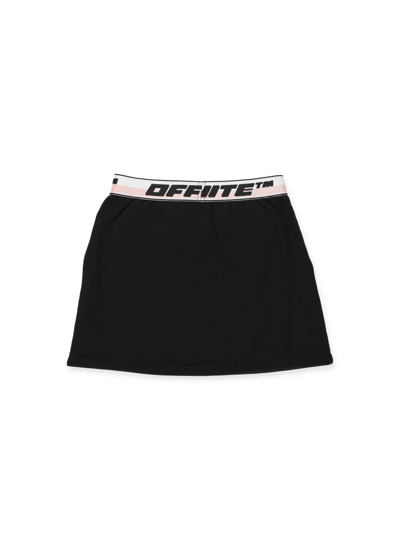 Shop Off-white Skirt With Logo In Black Black