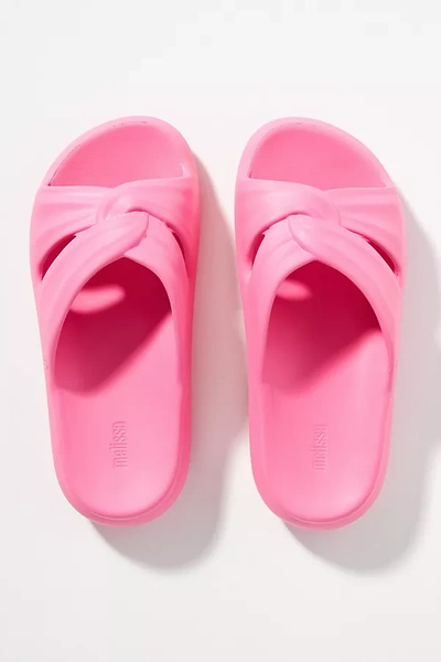 Shop Melissa Free Slide Sandals In Pink