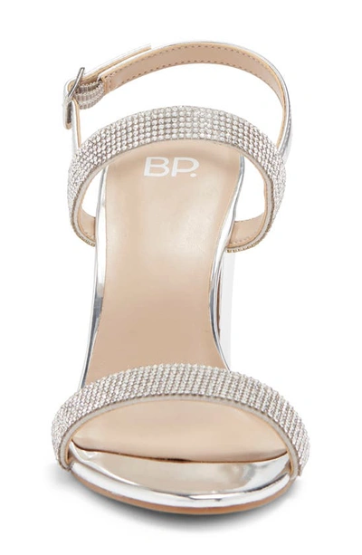 Shop Bp. Lula Slingback Sandal In Silver Stone